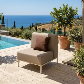 Oviala 288 x 153 x 78 cm Beige