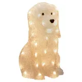 Konstsmide LED Figur, Kunststoff, BxHxL: 18 x 31 x 26 cm, inkl. Leuchtmittel - transparent