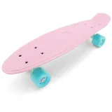 7-BRAND Skateboard Pennyboard Pink Sky Design, ABEC-7 Lager, Polypropylen rosa