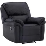 VCM Livetastic Fernsehsessel, Schwarz, Kunststoff, Textil, 104x103x99 cm, Wohnzimmer, Sessel, Fernsehsessel