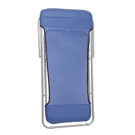 vidaXL Strandstühle 83 x 57,5 x 81 cm blau 2er Set