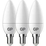 GP LED-Lampen Mini Candle E14 4,9 W matt, 3 St.