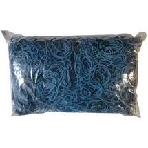 1kg Gummibänder Gummiringe blau Breite=1mm Ø=40mm
