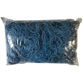 1kg Gummibänder Gummiringe blau Breite=1mm Ø=40mm