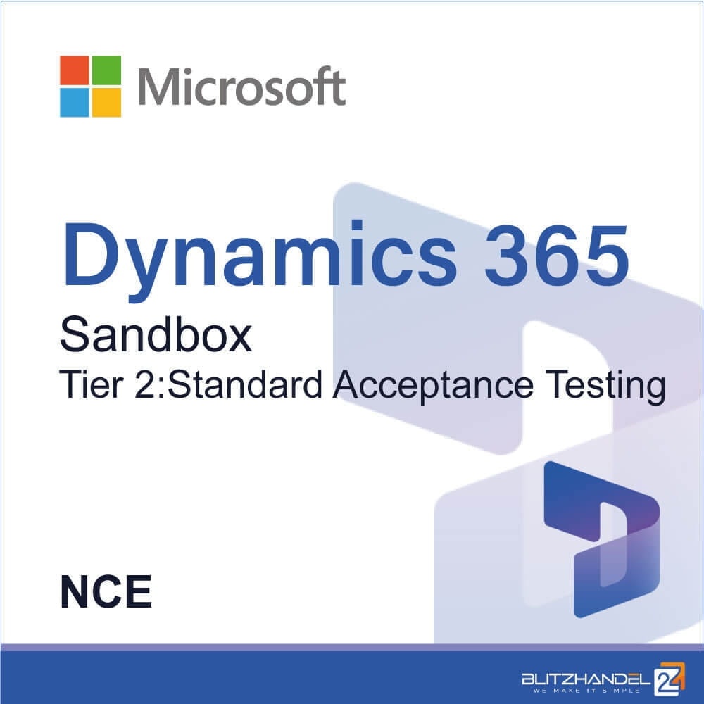 Dynamics 365 Operations - Sandbox Tier 2:Standard Acceptance Testing