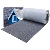 DAPRONA Dachschindeln selbstklebend Firstabdeckung 5m x 32cm Grau
