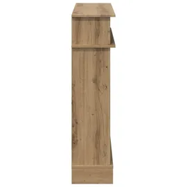vidaXL Kaminumrandung Artisan-Eiche 102 x 26 x 100 cm Braun