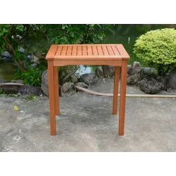 Tisch Bistrotisch Beistelltisch Eukalyptus geölt 70x50cm