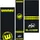 WINMAU Dartmatte Pro Zone Essential 8214 schwarz/gelb 300 x 60 cm