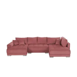 Sofa.de Wohnlandschaft Mikrofaser 3-Sitzer Grau
