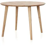 runder Tisch Esstisch Massivholztisch Ø105 cm Wildeiche massiv ASCON Massivholz