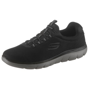 Skechers Summits Slip-On Sneaker mit komfortabler Memory Foam-Ausstattung schwarz 46