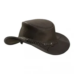 Unisex Nubuk Lederhut, L