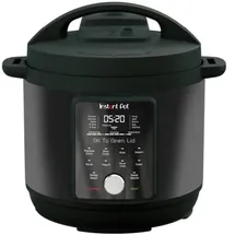 Instant Pot Duo Plus Schnellkochtopf & Slow Cooker, Dampfgarer + Reiskocher, Schwarz