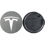 4 Stück Radnabenkappen für Tesla MODEL 3 MODEL S MODEL X 60MM, Radnabendeckel, Felgenkappen, Radnabenabdeckung, Felgendeckel, Wasserdicht/Anti-Rost