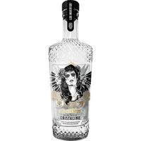 Cristalino Premium Tequila Reposado | Los Muertos | Fassreifung im amerikanischen Eichenfass | Hergestellt in Jalisco/Mexiko | 0,5 Liter-Flasche | hochwertiges Design | 35% Vol