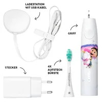 happybrush ECO VIBE KIDS Agnes + 3 Refills weiß