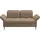 sit&more 2,5-Sitzer SIT & MORE "Emely, inkl. Sitztiefenverstellung", braun (hellbraun), B:189cm H:92cm T:123cm, 100% Polyester, Sofas, wahlweise mit Bettfunktion, Kopf- & Armteilverstellung