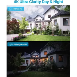 ZOSI 4K IP Kamera Set Weiß