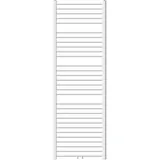 luxebath Badheizkörper 600x1800mm Weiß Heizkörper Gebogen mit Mittelanschluss
