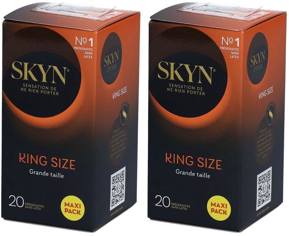 MANIX® SKYN® King Size Grande taille 2x20 pc(s) préservatif(s)