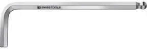 PB Swiss Tools Sechskant-Winkelschraubendreher, mit Kugelkopf, verchromt, 1,5 mm