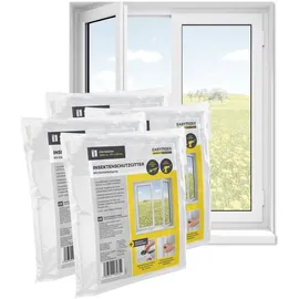 EasyMaxx Insektenschutz-Fensterrahmen 130 x 130 cm Weiß