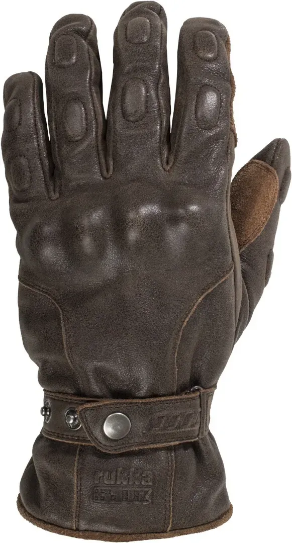 Rukka Elkford Motorradhandschuhe, braun, Größe M L für Männer