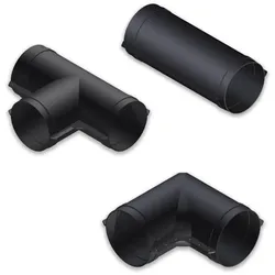 Isolierschale für T-Stück, Eckverbindung und Längsverbindung (Ausführung: Winkel 730x730x300 mm)