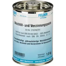 Felder Weichlöt- u.Verzinnungspaste 230-250GradC 1kg S-Sn97Cu3