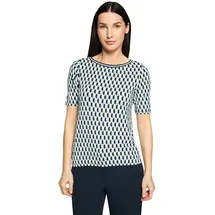 Betty Barclay Rundhals-Shirt Blau/Grün 36