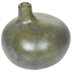 Dekovase KLANG Keramik 18 cm Grau