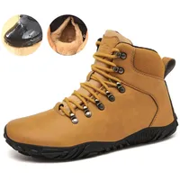 Deedlite Max Barfußschuhe Wasserdicht Winter, Wasserfeste Barfußschuhe Damen und Herren, Röck Performance Barfußschuhe, Winterschuhe Winterstiefel Herren【Fällt klein aus, eine Nummer größer kaufen】 - 38 EU