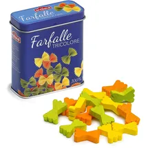 Erzi 17176 Farfalle aus Holz in der Dose, Kaufladenartikel für Kinder, Rollenspiele