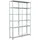 SCHULTE Regalwelt Anbauregal Metall 230 x 140 x 35 cm weiß
