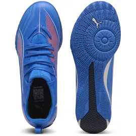 Puma Ultra 6 Match Mid Futsalschuhe Kinder ultra blue/puma white/glowing red 35,5