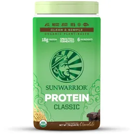 SunWarrior Protein Classic Chocolate Pulver 750 g