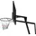 PEGASI Basketballkorb Home Pro Schwarz 230 - 305 cm
