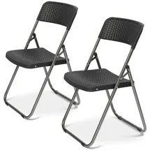 Sekey Campingstuhl Set Schwarz