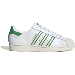 ADIDAS Herren Freizeitschuhe Superstar, FTWWHT/OWHITE/GREEN, 44