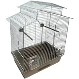 Zoopaul Vogelkäfig IZA 2 II mokka 52x30x60 cm Wellensittiche Kanarien Käfig