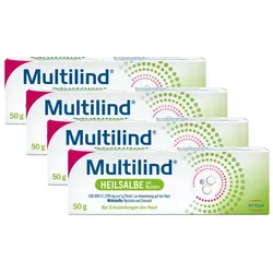 MULTILIND Wund- Heilsal mit Nystat u. Zi 4X50 g