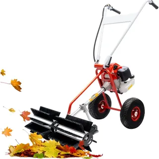 SENDERPICK Benzin Kehrmaschine Schneeschieber Schneefräse 43CC 2-Takt Motorbesen