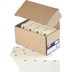 Apli agipa Gepäckanhänger, 100 x 51 mm, neutral, ohne Draht