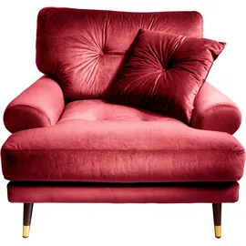 trends by hg »TOKIO« in Microfaser mit hochwertigem Holz/Metallfuß