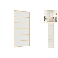 vidaXL Schiebetür Golden 102,5x205 cm Matt ESG-Glas und Aluminium