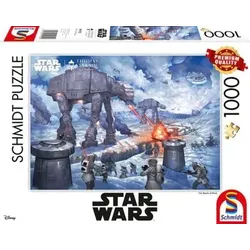 SCHMIDT 59952 Puzzle 1000 Teile Lucas Film, Star Wars Die Schlacht von Hoth