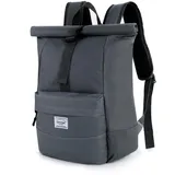 Rolltop Rucksack Damen Groß, Laptop Rucksack Wasserdichter Backpack Schultasc...