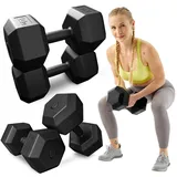 Trex Sport Hanteln Set Kurzhanteln 2er Set 20 kg (2x10 kg) Hanteln Dumbbell Set