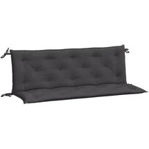 vidaXL Gartenbank-Auflagen Oxford-Gewebe Anthrazit 150 x 50 x 7 cm 2 St.